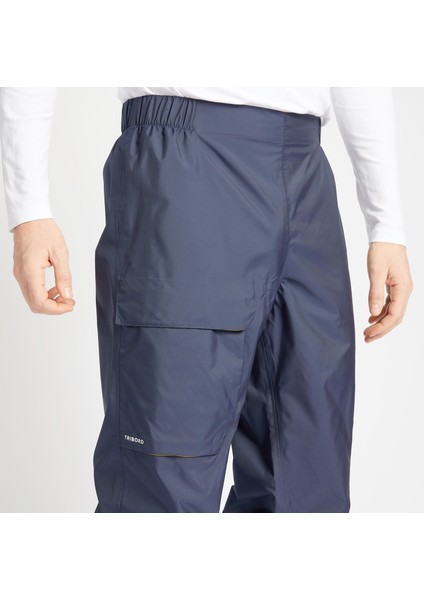 Erkek Su Geçirmez Yağmurluk Pantolon - Lacivert - Sailing 100 fırsatları