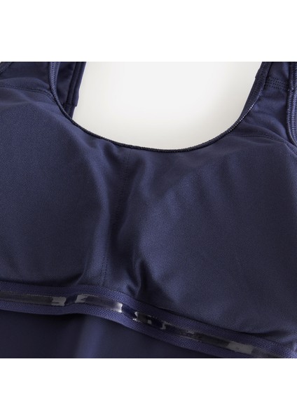 Kadın U Kesim Sırt Detaylı Şortlu Mayo - Lacivert - Dova beden 38 modelleri