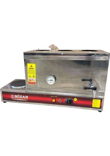 60 Cm'lik - 38 Litre Pleytli Kahveci Kazanı