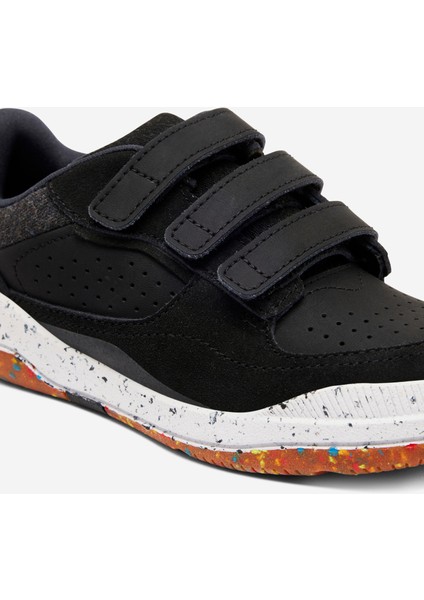 Çocuk Cırt Cırtlı Deri Spor Ayakkabı - Siyah - Playventure City 32 numara modelleri