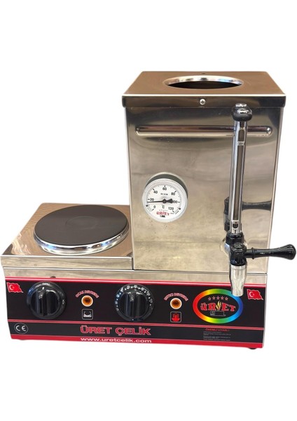 15 Cm'lik - 12 Litre Pleytli Kahveci Kazanı
