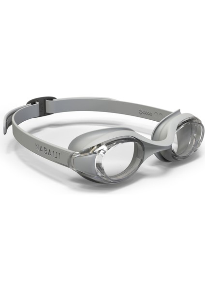 Yüzücü Gözlüğü - Standart Boy - Gri - Şeffaf Camlar - Ready