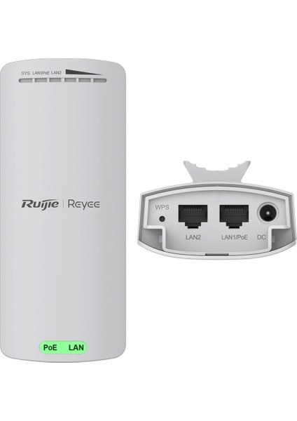 Ruıjıe Reyee RG-EST100-E Outdoor 300 Mbps 2.4 Ghz 2li Paket Dış Mekan Access Poınt (2li Paket)