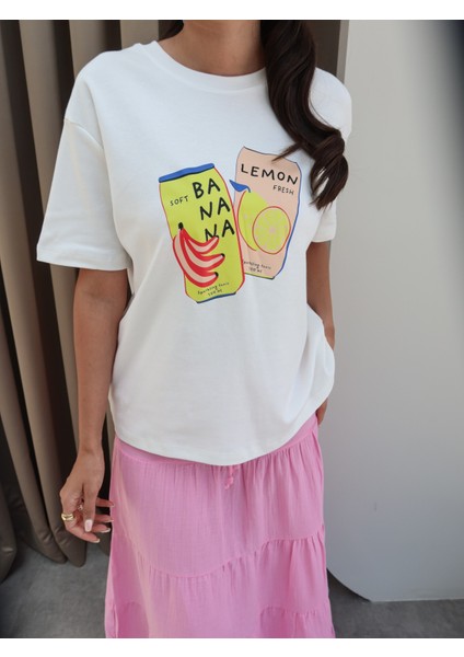 Meyve Baskılı T-Shirt modelleri