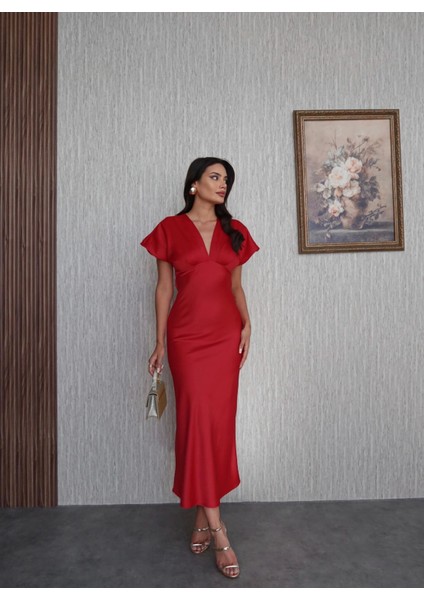 Saten Midi Elbise fiyatları