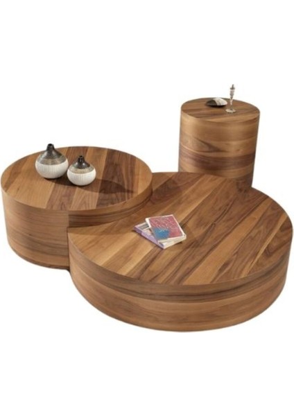Walnut Ceviz Orta Sehpa Takımı fiyatları
