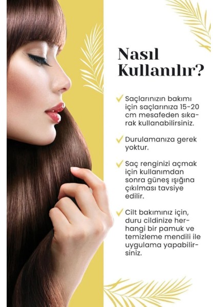 Papatya Suyu Saç 200 ml modelleri