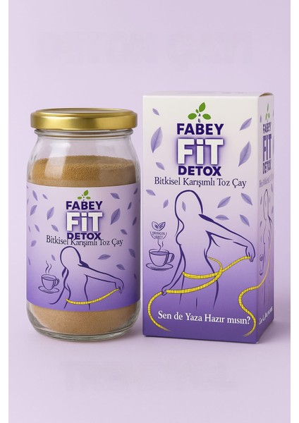 Es'fabey Fit Detox Bitkisel Karışımlı Toz Çay 140GRS