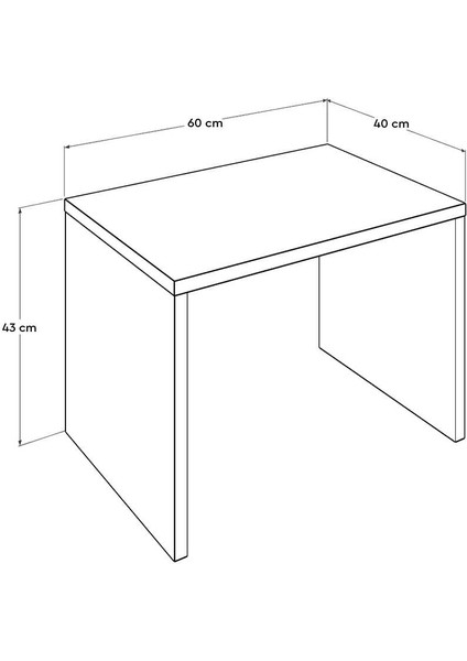 Newyork Dikdörtgen Sehpa - Tori