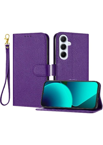 Telefon Kılıfı Samsung Galaxy A16 4g/5g Cüzdan Flip Folio Kart Yuvaları Pu (Yurt Dışından)