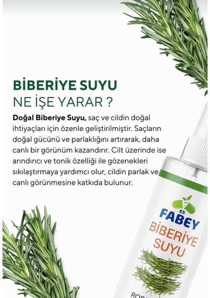 Biberiye Suyu Saç Toniği 200 ml fırsatları