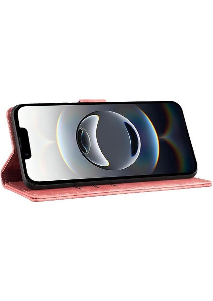 IPhone 16E Kart Cep Kabartmalı Sevimli Kedi Tutucu Kapak Flip Case (Yurt Dışından)