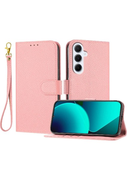 Samsung Galaxy A56 5g Flip Folio Kart Yuvaları Tutucu Pu Telefon Kılıfı (Yurt Dışından)