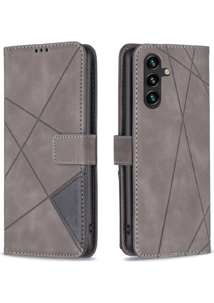 Samsung Galaxy A36 5g Kart Tutucu Kickstand Darbeye Pu Flip Case (Yurt Dışından)