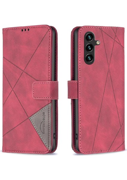 Samsung Galaxy A36 5g Kart Tutucu Kickstand Darbeye Pu Flip Case (Yurt Dışından)