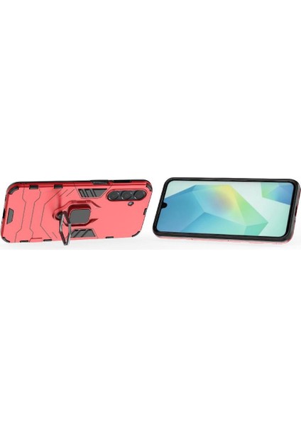 Samsung Galaxy A16 5g 360&DEG; Dönen Halka Darbeye Dayanıklı Kapak Askeri Kılıf (Yurt Dışından) fırsatları