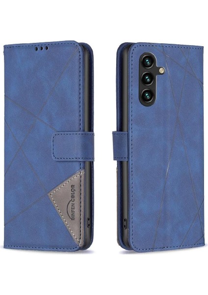 Samsung Galaxy A36 5g Kart Tutucu Kickstand Darbeye Pu Flip Case (Yurt Dışından)