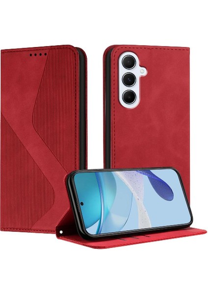 Samsung Galaxy A56 5g Folyo Flip Kart Yuvaları Tutucu Pu Deri Kılıf (Yurt Dışından)