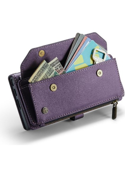 Samsung Galaxy A36 5g Vaka Cüzdan Fermuar Faturaları Crossbody Flip Case (Yurt Dışından) fırsatları