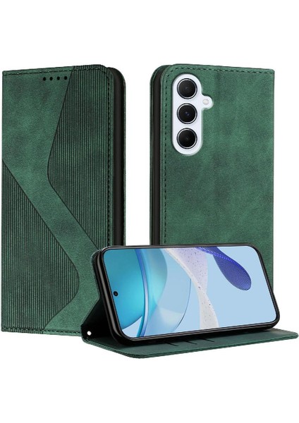 Samsung Galaxy A56 5g Folyo Flip Kart Yuvaları Tutucu Pu Deri Kılıf (Yurt Dışından)