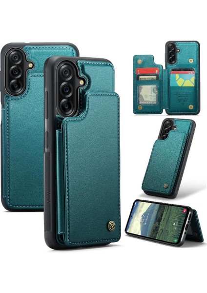 Samsung Galaxy A36 5g Ince Darbeye Dayanıklı Durumda Rfıd Engelleme Pu Flip Case (Yurt Dışından)