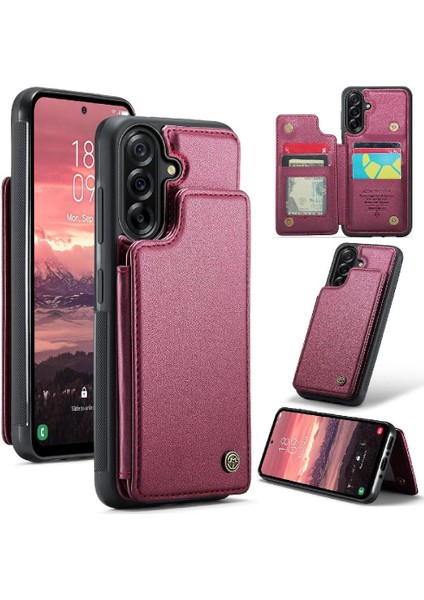 Samsung Galaxy A36 5g Ince Darbeye Dayanıklı Durumda Rfıd Engelleme Pu Flip Case (Yurt Dışından)
