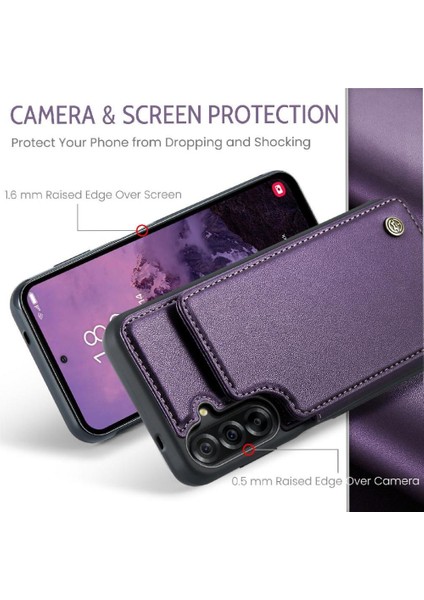 Samsung Galaxy A36 5g Ince Darbeye Dayanıklı Durumda Rfıd Engelleme Pu Flip Case (Yurt Dışından) fırsatları
