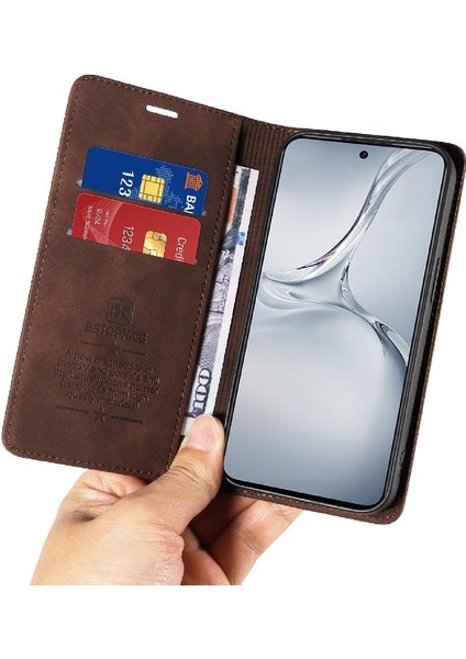 Samsung Galaxy A06 5g Kılıf Folio Cüzdan Manyetik Pu Deri Koruyucu (Yurt Dışından)