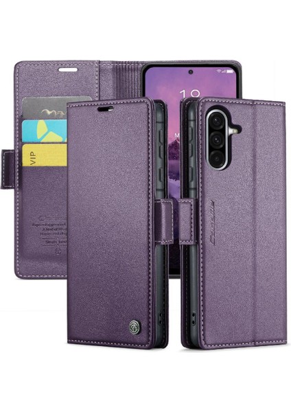 Samsung Galaxy A56 5g Kickstand Anti Dolandırıcılık Kart Yuvası Cüzdan Flip Case (Yurt Dışından) modelleri
