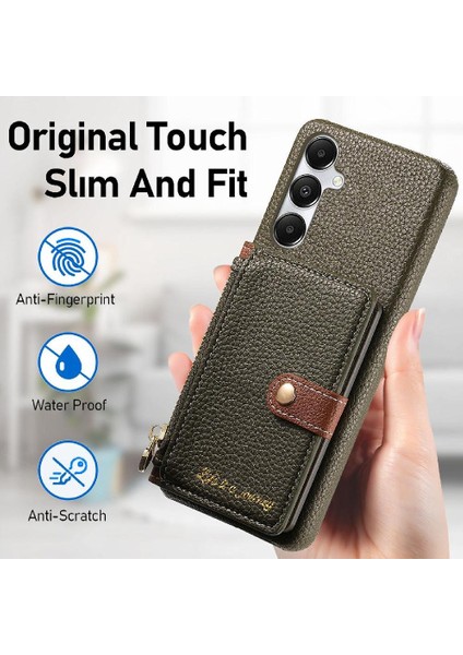 Samsung Galaxy A26 Darbeye Dayanıklı Fermuar Standı Cüzdan Cüzdan Kılıf (Yurt Dışından) indirimleri