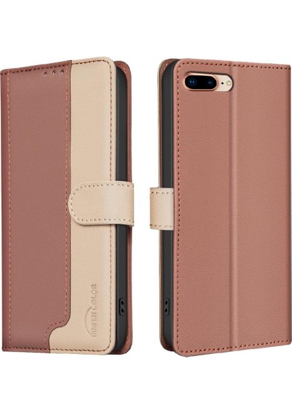 IPhone Se2/se3 Kart Yuvaları Tutucu Rfıd Engelleme Kickstand Tpu Flip Case (Yurt Dışından)