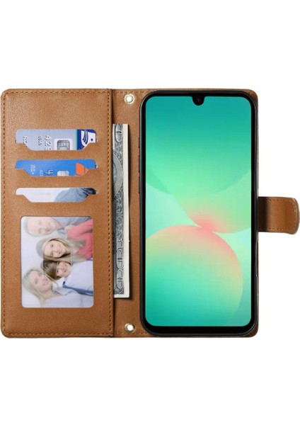Samsung Galaxy A16 Darbeye Dayanıklı Cüzdan Çift Sapanlar Zarif Flip Case (Yurt Dışından) indirimleri