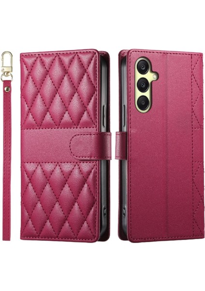 Samsung Galaxy A16 Darbeye Dayanıklı Cüzdan Çift Sapanlar Zarif Flip Case (Yurt Dışından) fırsatları
