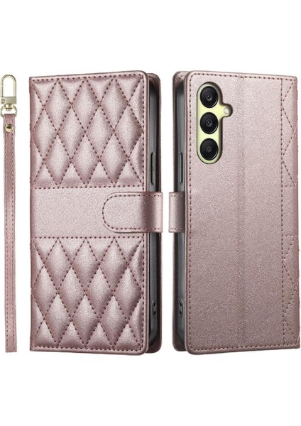 Samsung Galaxy A16 Darbeye Dayanıklı Cüzdan Çift Sapanlar Zarif Flip Case (Yurt Dışından) fiyatları