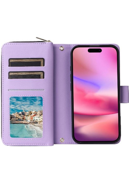 Samsung Galaxy A15 5g 9 Kart Tutucu Manyetik Kapatma Cüzdan Kılıf ve (Yurt Dışından) indirimleri