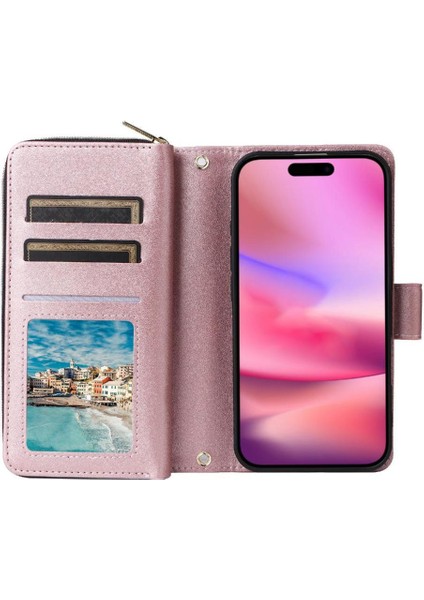 Samsung Galaxy A16 Manyetik Kapatma Crossbody ve Bilek 9 Cüzdan Kılıf (Yurt Dışından) fiyatları