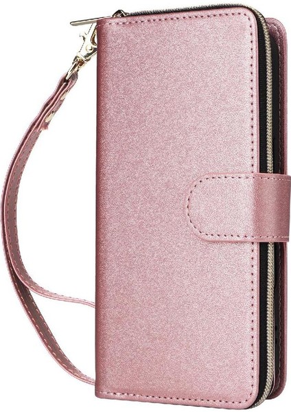 Samsung Galaxy A16 Manyetik Kapatma Crossbody ve Bilek 9 Cüzdan Kılıf (Yurt Dışından) modelleri
