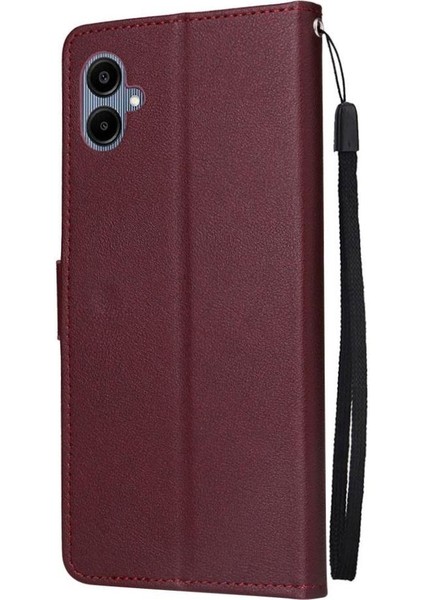 Samsung Galaxy A06 Kickstand Manyetik Bilek Kayışı Cüzdan Flip Case (Yurt Dışından) indirimleri