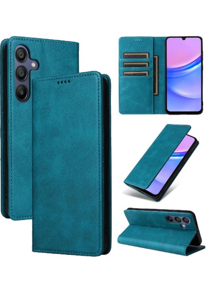 Samsung Galaxy A16 5g Pu Deri Darbeye Dayanıklı Saf Renk Rfıd Flip Case (Yurt Dışından) indirimleri