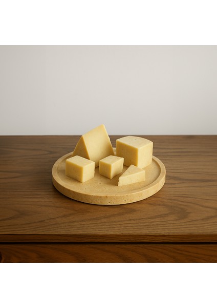 Doğal Traverten Sunum Tabağı / Peynir Tepsisi – 25 cm fiyatları