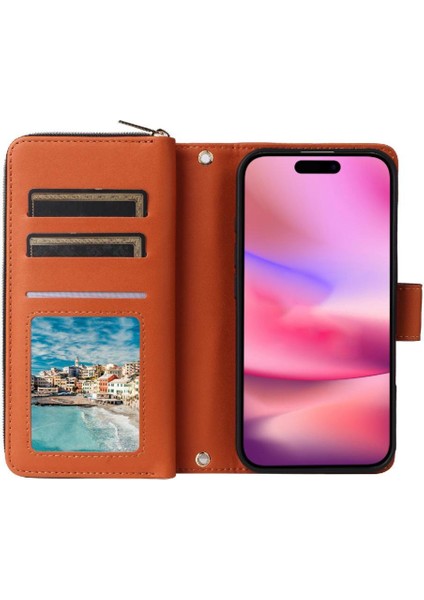 Samsung Galaxy A15 4g Pu Deri Bilek Kayışı 9 Kart Cüzdan Kılıf (Yurt Dışından) fiyatları