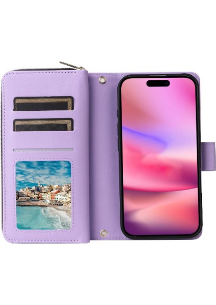 Samsung Galaxy A15 4g Pu Deri Bilek Kayışı 9 Kart Cüzdan Kılıf (Yurt Dışından) fırsatları