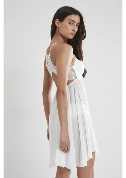 Pierre Cardin 880 Bayan Şifon Dantelli Gecelik fırsatları