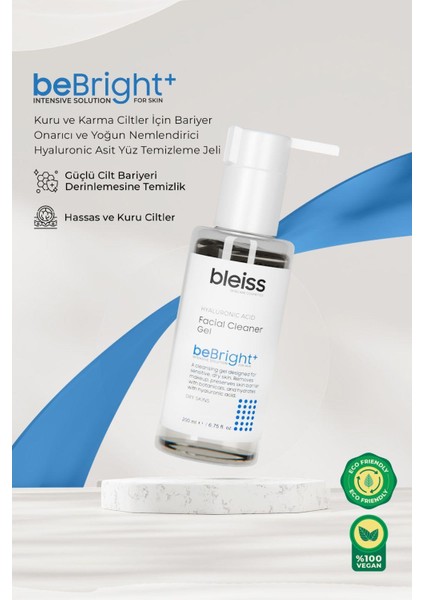 Bleiss Bebright+ Kuru ve Karma Ciltler Için Yüz Temizleme Jeli 200 ml modelleri