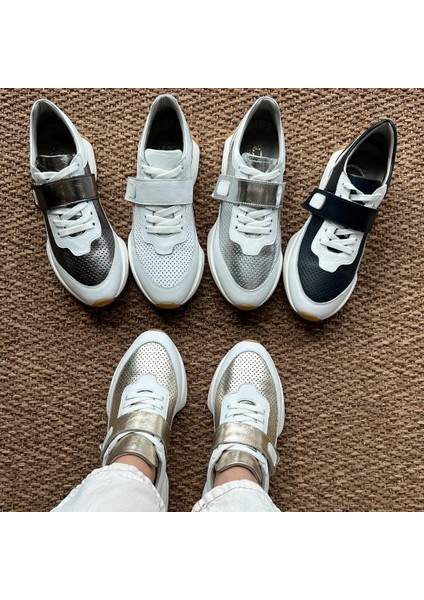 Hakiki Deri Cırtlı Sneakers modelleri