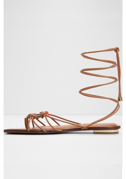 Nirena Sandalet Düz Sandalet - Kahverengi modelleri