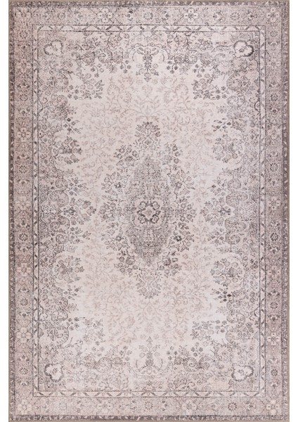 Folk Eskitme Desenli Dokuma Taban Dekoratif Bej Halı (Ba 45) fiyatları