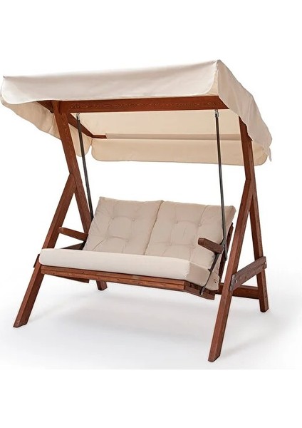 Grand Paris 1700 Iroko 2 Kişilik Salıncak, Bahçe ve Balkon, Teras Ahşap Salıncak fiyatları