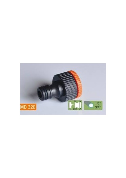 Musluk Bağlantı Adaptörü Dişi 1/2-3/4 (5024)