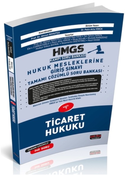 Hmgs Kampı Ticaret Hukuku Soru Bankası Nisan 2025